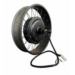 NBpower 170/190mm Dropout 48-96V 3000W 5000W Motor Wheel Black Fat Bike Motor Wheel for 20x4.0 24x4.0 26x4.0