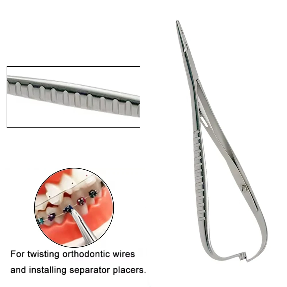 Dental Orthodontic Mathieu Forceps Extra Fine Beak Ligature Tie Holder Elastic Placement