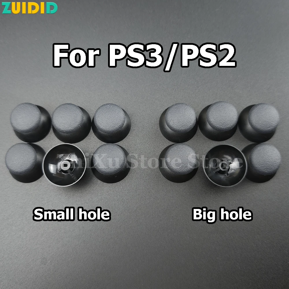 ZUIDID 6 Peças de Substituição para Thumbsticks de Controle PS3/PS2, Capas de Joystick Analógico, Peças de Reparo