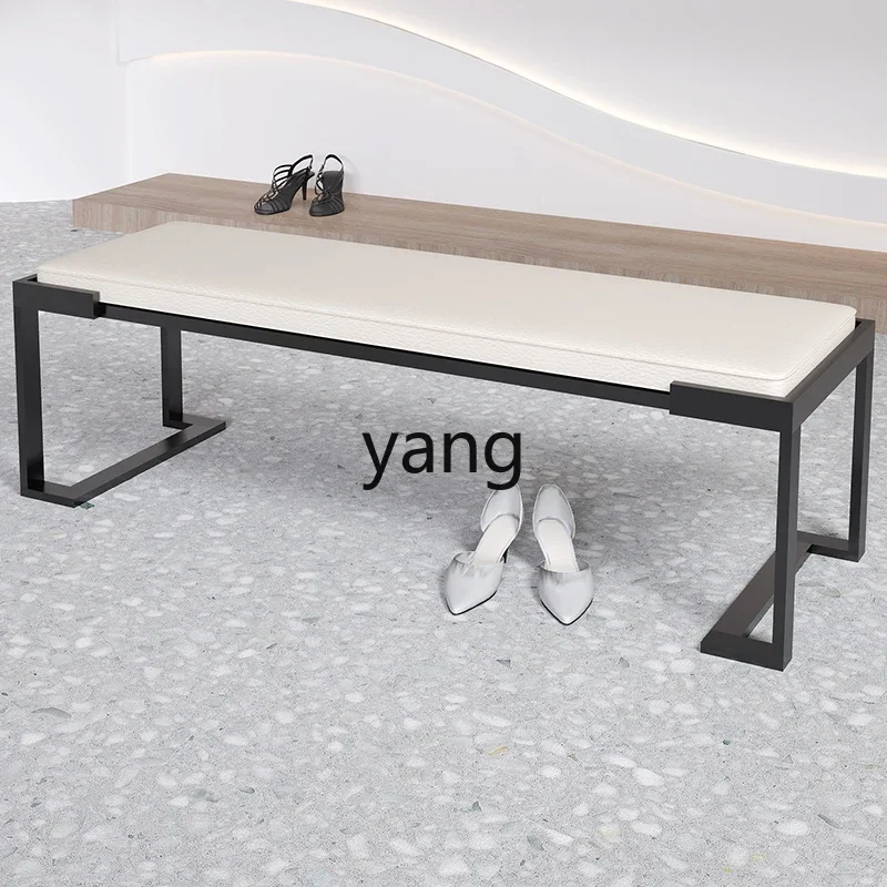 ZL Italian light luxury shoe test stool cloakroom clothing store sofa stool bench modern shoe change