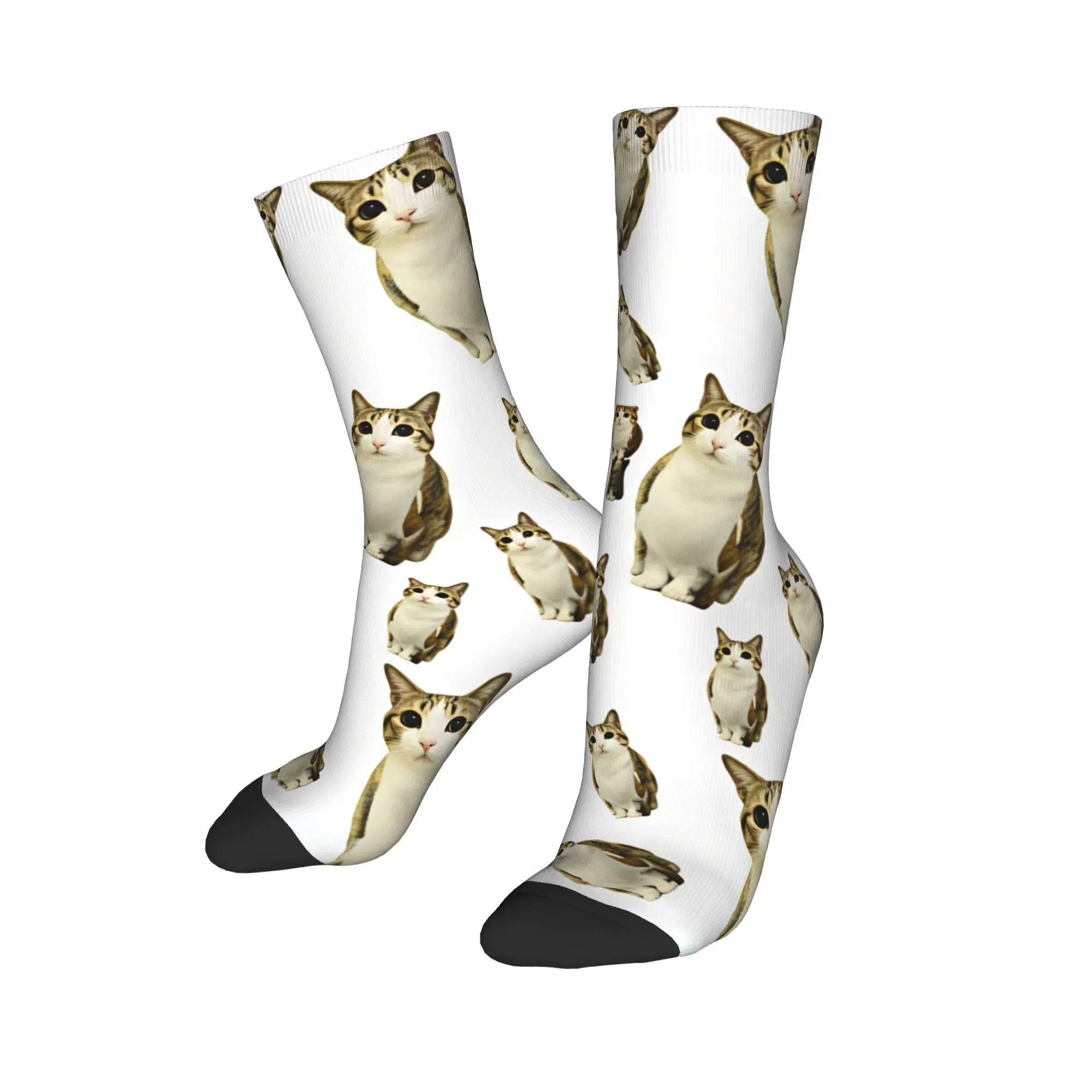 

Couple Socks Meowl Cat Stockings Autumn Funny Medium Soft Socks Graphic Cycling Non Slip Socks
