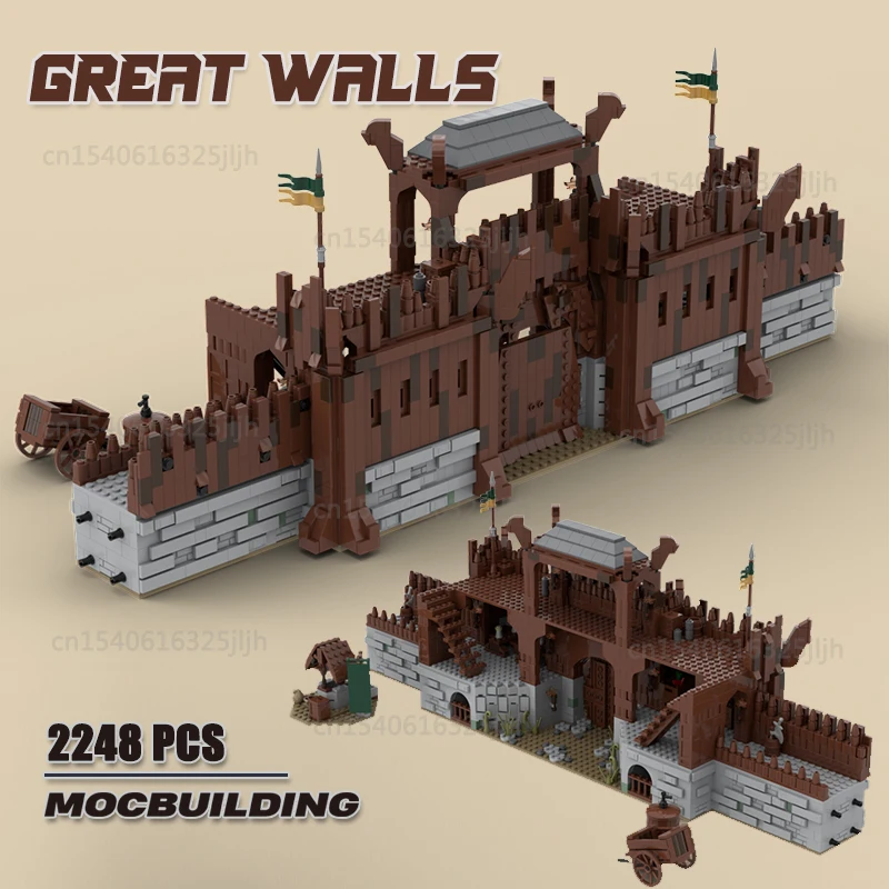 UCS Movie Scense Moc Great Walls Building Block Technology Brick Famous Castle Architecture Collection Model Toys Gifts