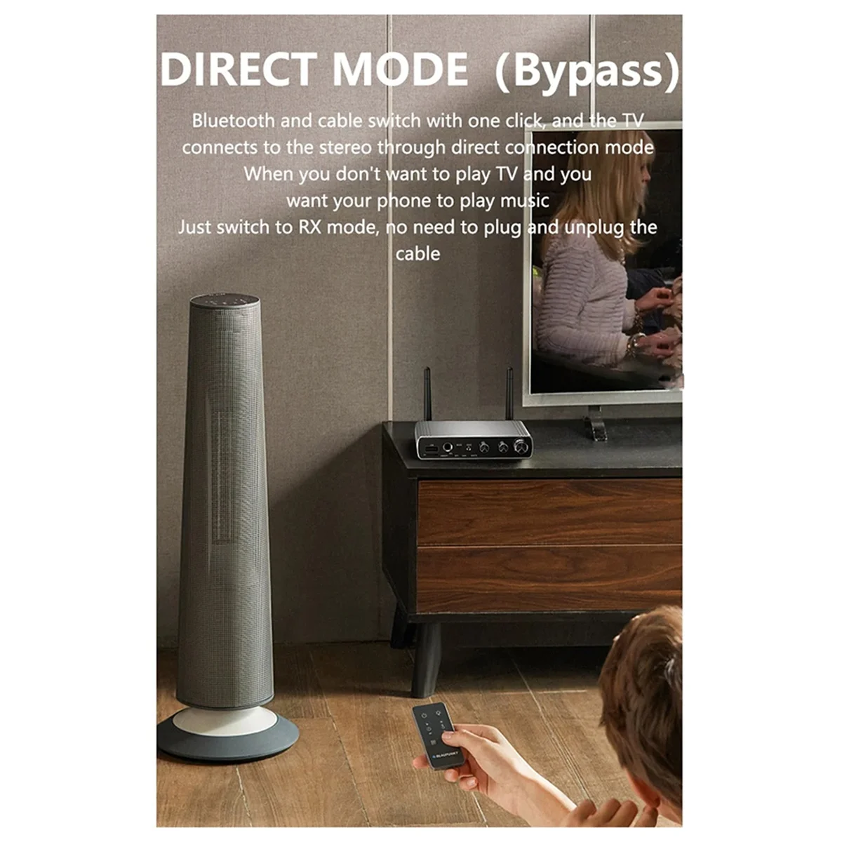 ABJG-Новый LY18 HIFI Bluetooth-приемник без потерь Bluetooth-адаптер на большие расстояния 5.4 Аудио адаптер