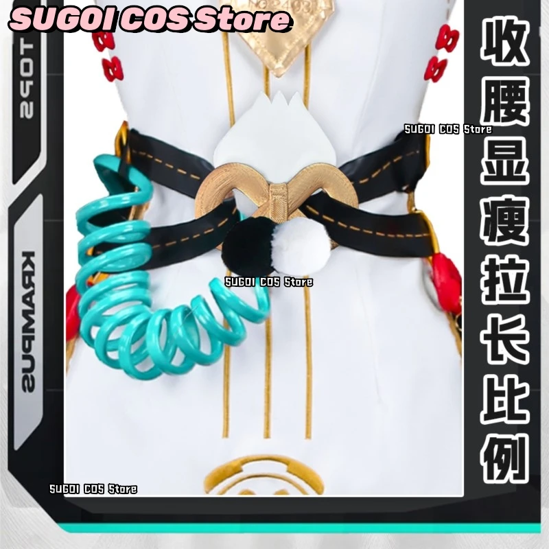 aBcSUGOI COS @ Bpanda لعبة الحيوانات Zenless منطقة صفر Dialyn تأثيري حلي مجموعة كاملة الزي الرسمي Escoffier تأثيري حلي دور #3