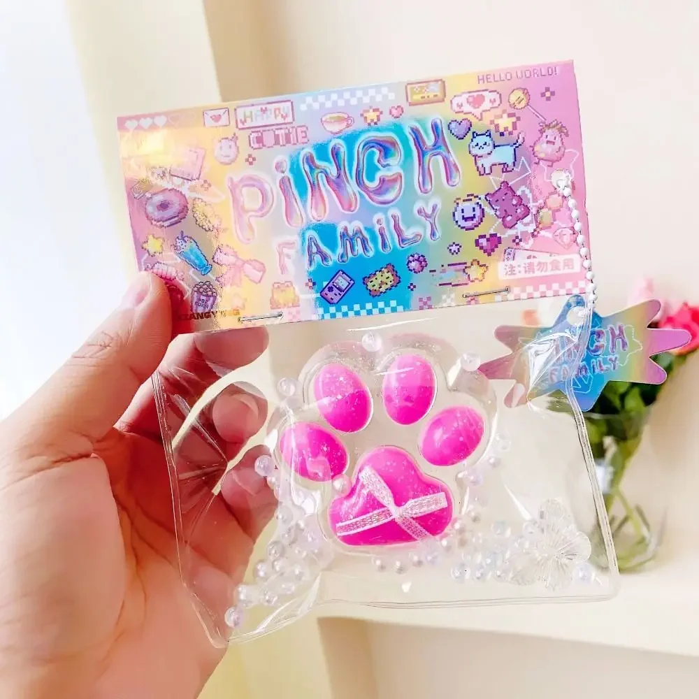 YENİ! Kedi Paw Dekompresyon Oyuncaklar Sevimli Karikatür Antistres Squishy Stres Giderici Yavaş Yükselen Oyuncaklar Streç Oyuncaklar Yetişkin