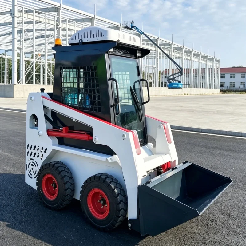 

Customized CE/EMC Certified Mini Skid Steer Loader, Ride-on Transloader, Park Handling Skid Steer Equipment
