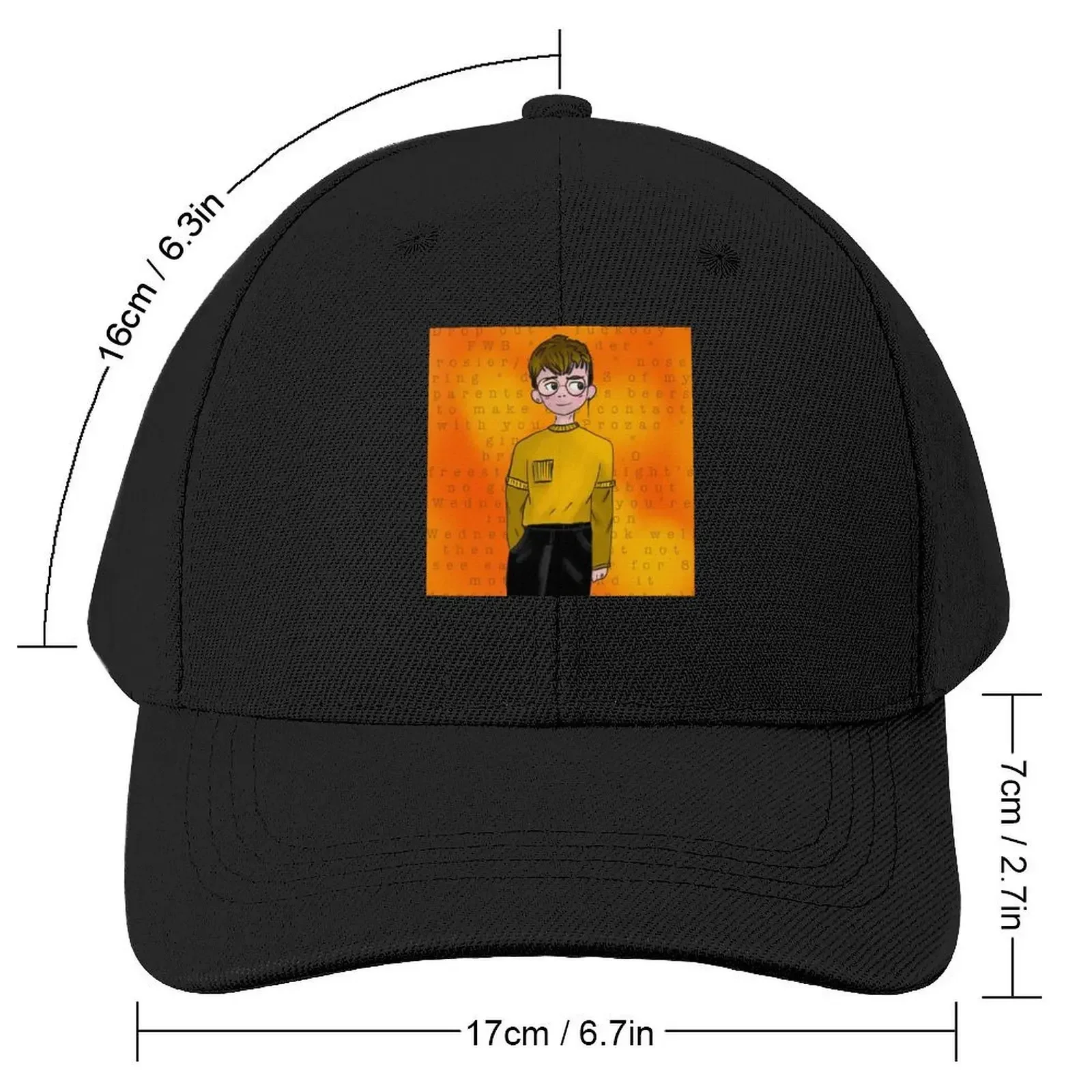 Brakence Fan Art Baseball Cap Rave Designer Hat Men's Women's