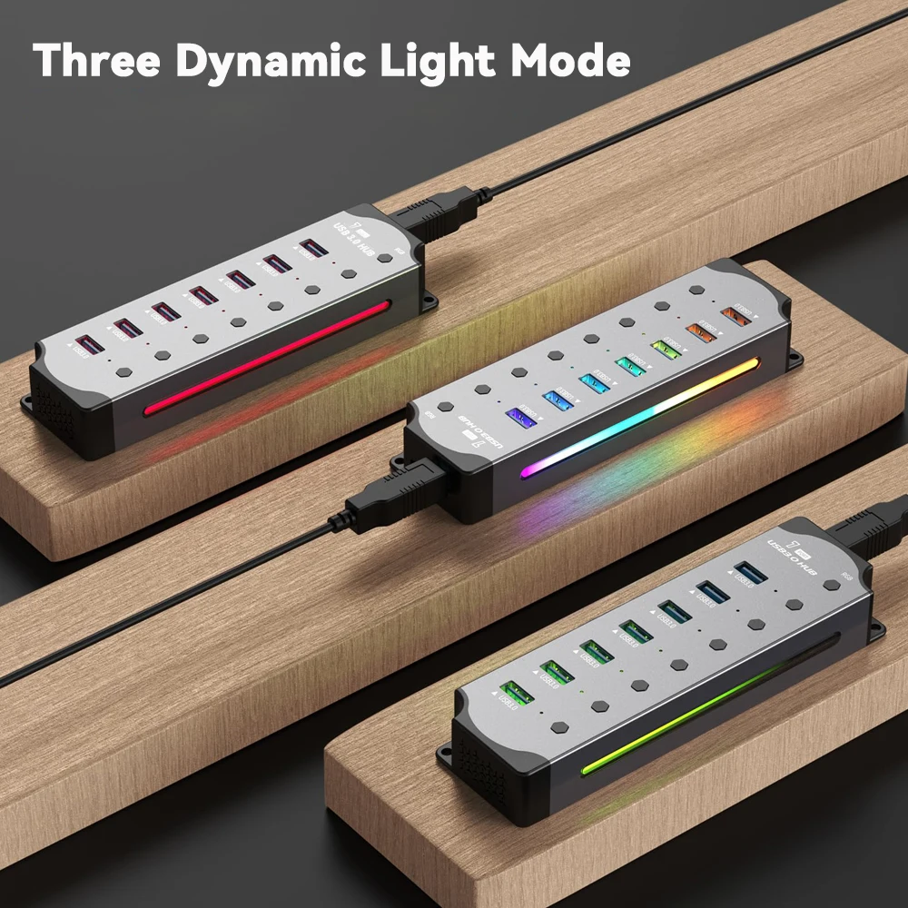 USB 3.0 Hub High Speed USB 7-i - Esports Gaming Splitter recension och pris