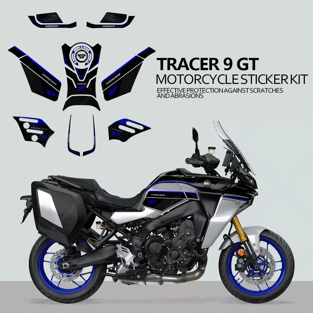 Para Tracer 9 GT + Plus accesorios de motocicleta Kit de pegatinas protectoras impermeables para almohadilla de depósito pegatina protectora de