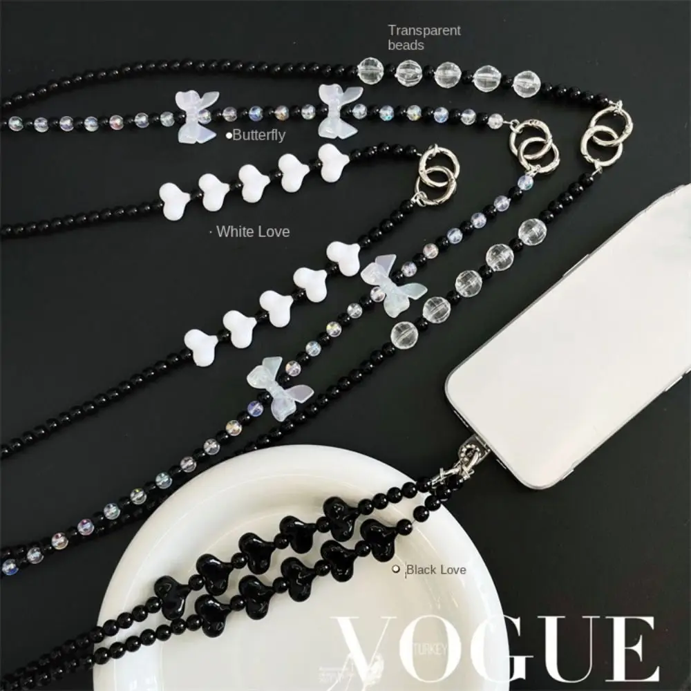 

Длинная цепочка для телефона через плечо, милый длинный ремешок для мобильного телефона, акриловые бусины, цепочка для мобильного телефона, аксессуары для телефонов