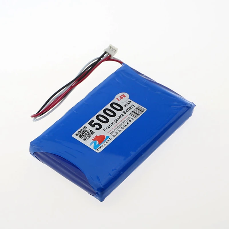 3.7V 5000mAh Polymer Lithium Battery Packs With Charge Protection Board