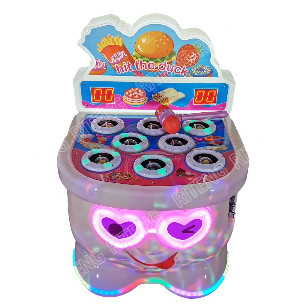 Whack A Mole Redemption Game Machine Kids Hitting Hammer Coin Operated Hammer Arcade Game Machine