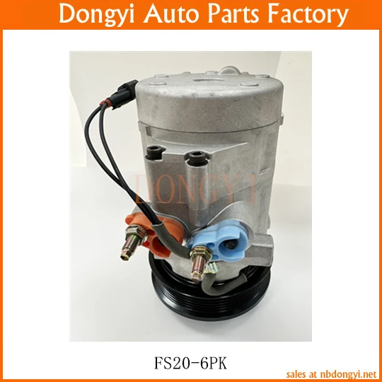 AC Compressor FS20-6PK 6L2Z19D784AA 6L2Z19D786D 6L2Z19D789B FS20 6PK 6L2Z-19D784-AA 6L2Z-19D786-D 6L2Z-19D789-B