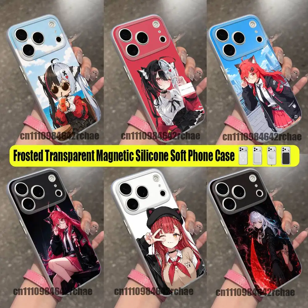 For Neverness To Everness NTE Nanally Mint Phone Case For iPhone 15 12 11 14 13 16 17 E Pro Max Plus Mini Air For Magsafe Clear