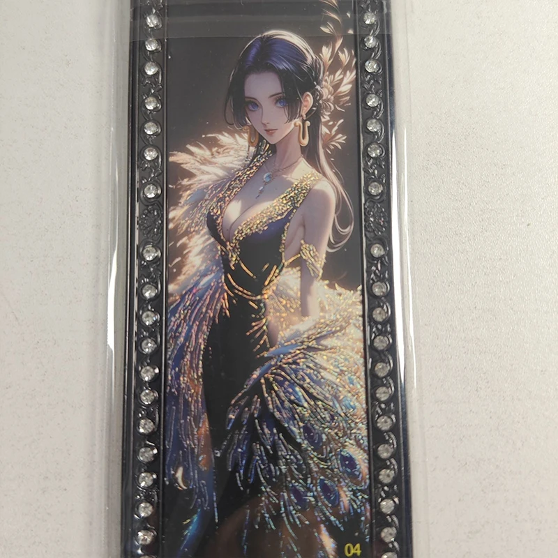 هونغكا أنيمي قطعة واحدة الحفر المعدنية تذكرة كعب بطاقات بوا هانكوك جمع بطاقات عيد الميلاد هدايا عيد الميلاد لعب الأطفال