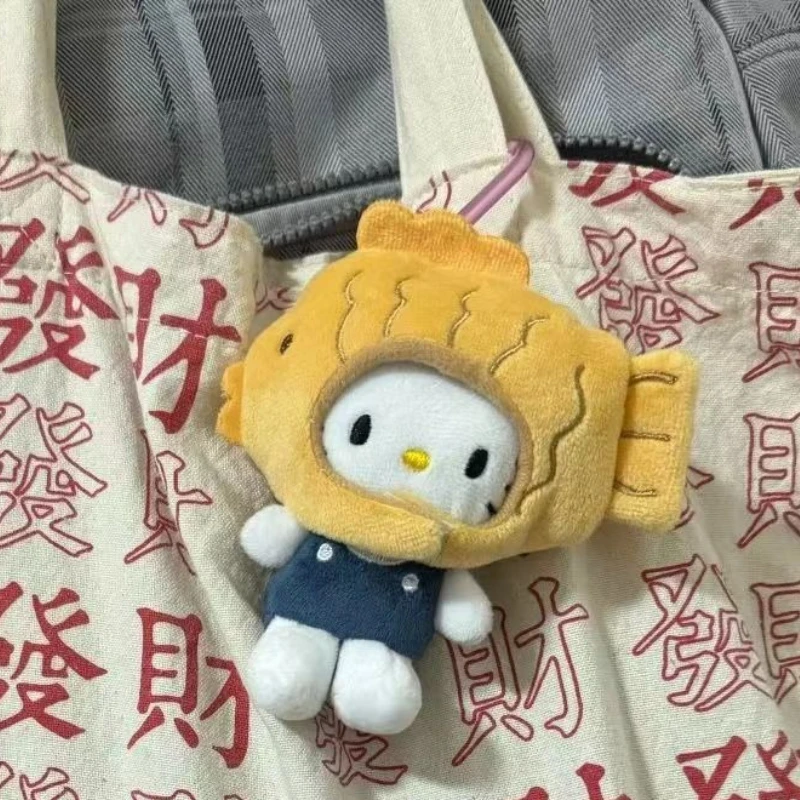 حار بيع نمط جديد من الدنيس البحري المشوي لطيف القط لطيف حقيبة قطيفة قلادة أفخم عروسة كارتون المفاتيح حقيبة الظهر قلادة #6