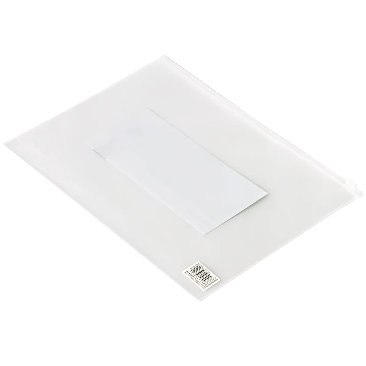 20 Buah 5588 Tas Tepi Transparan, Tas Ritsleting Tas File Ritsleting A4, Matte, Tas File