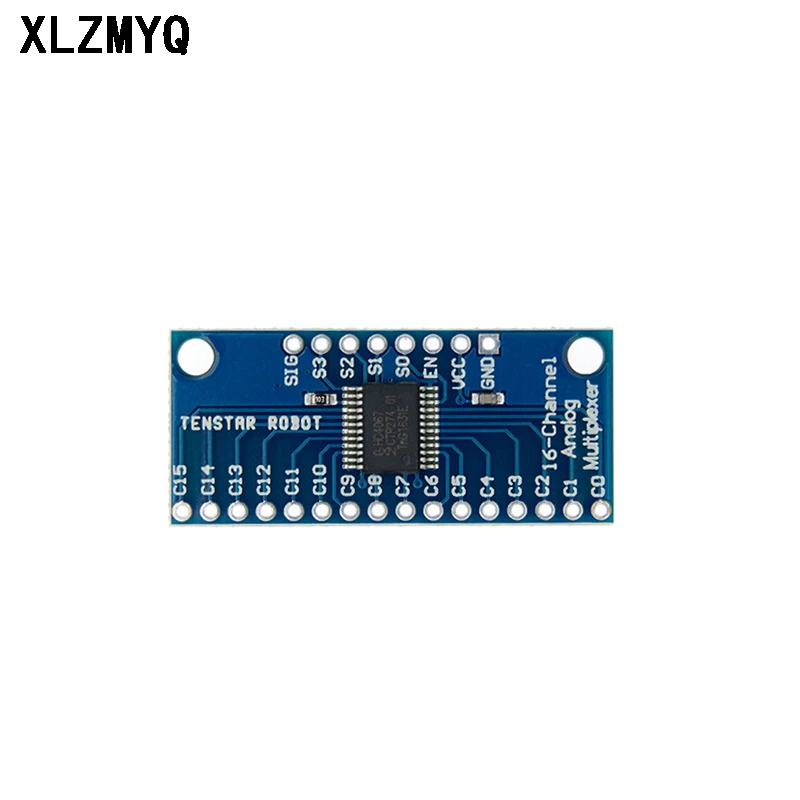 10 sztuk Smart Electronics CD74HC4067 CD4067 16-kanałowy analogowy cyfrowy multiplekser moduł tabliczki zaciskowej elektroniczny zestaw zrób to sam