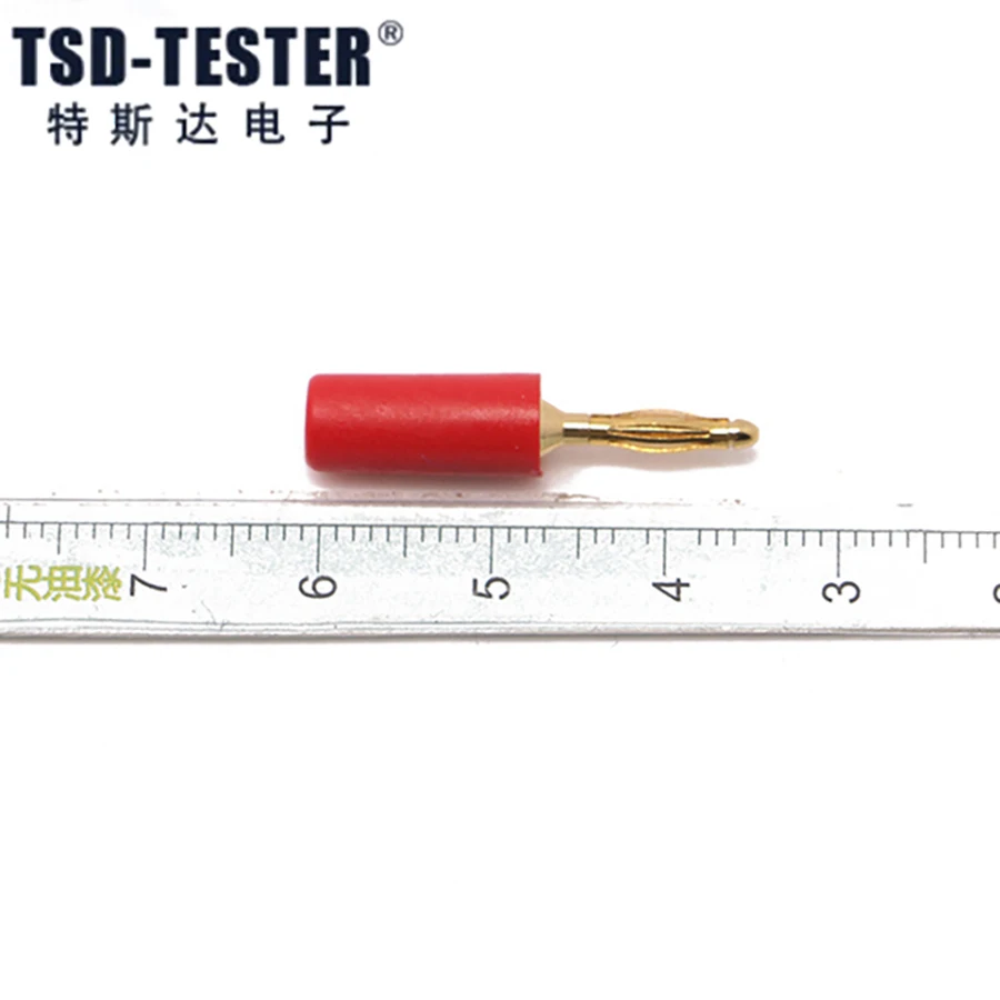 Free Shipping Gold Plated 2mm Banana Plug with Sheath Solder Type Teat Line Connection (20 Pcs Per Package)
