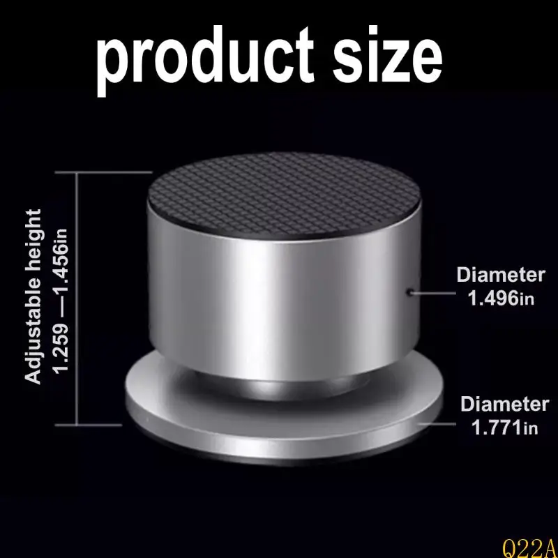 Q22A Reversible Design Sound Damping Feet Reduces 95% Resonance Noise Reductions