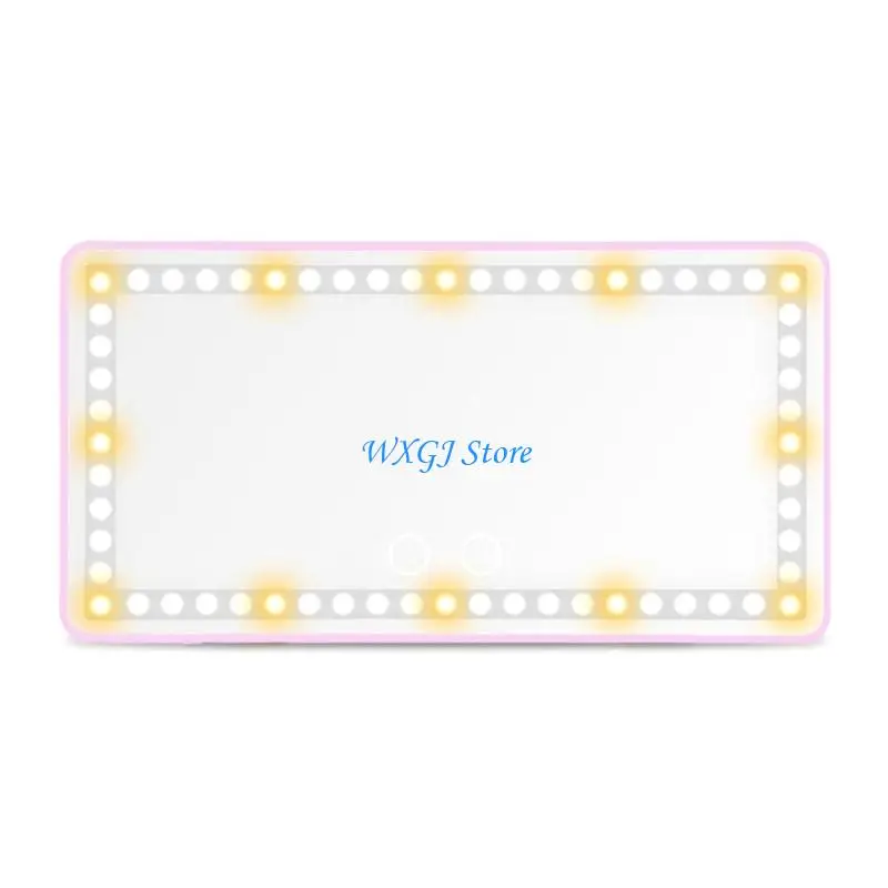 37JE Vanity Mirror For SUVs Trucks Dimmable Touch Control Quick Installation