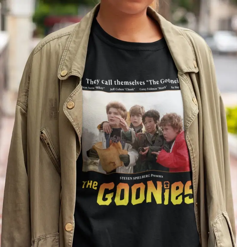 The Goonies Vintage Movie T-shirt, Unisex, Gift for 80s Classic Movie Lovers, Nostalgia Retro Movie, Adventure Film