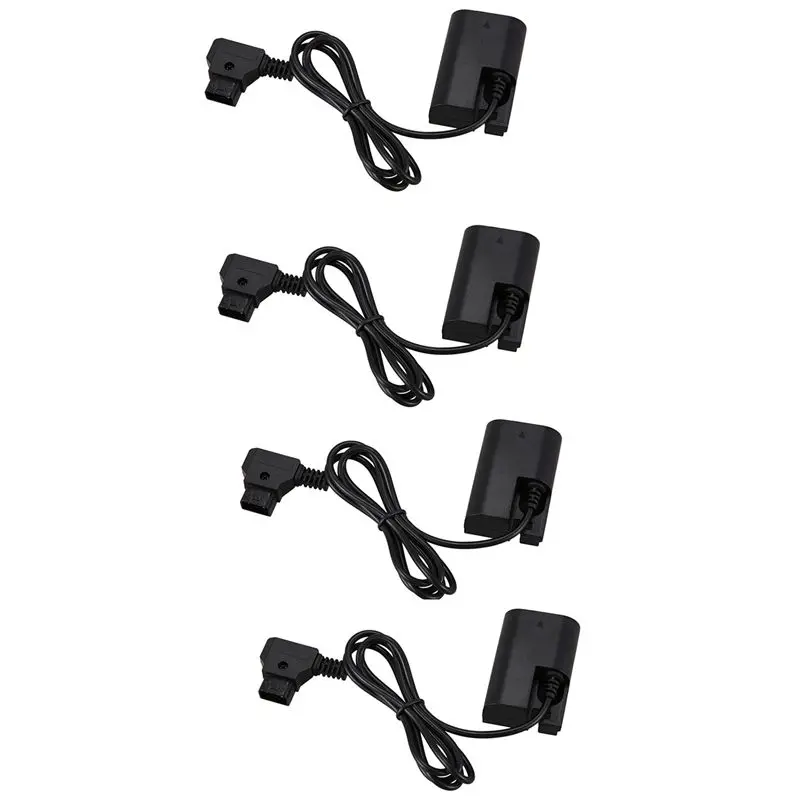 B63B-4X D-Tap To Lp-E6 Fully Decoded Dummy Battery Adapter With Reverse Polarity Protection For Canon 5D Ii/Iii/Iv 5Dsr 6D