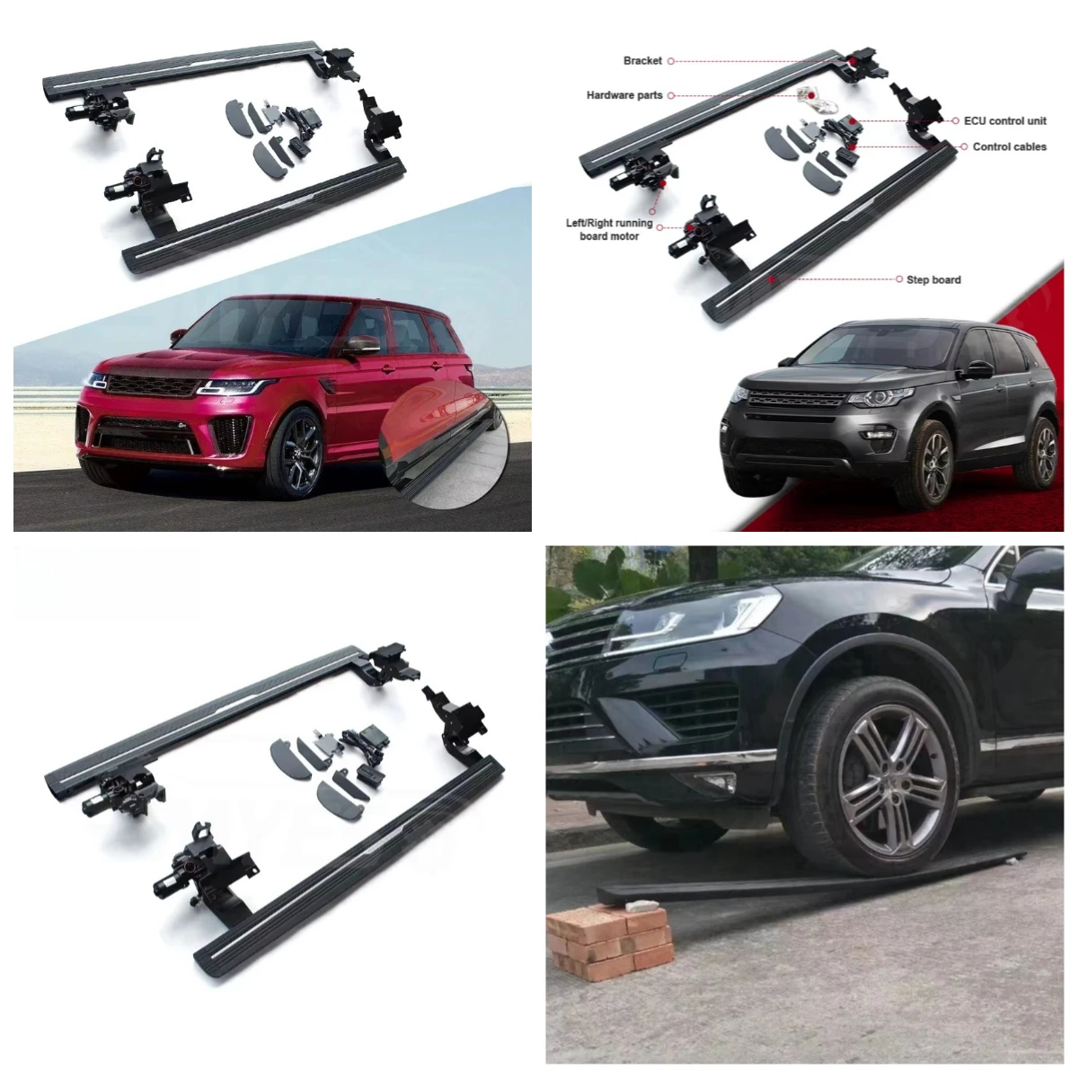 

Stlf High Quality Auto External 4x4 Accessories Aluminium Alloy Power Running Board Car Side Pedal For RANGEROVER Spo
