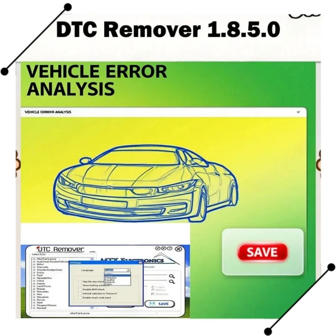 MTX DTC Remover 1.8.5.0 With Keygen+9 Extra ECU Tuning SW Software ECU Fault Code Remover For KESS KTAG FGTECH OBD2 Software