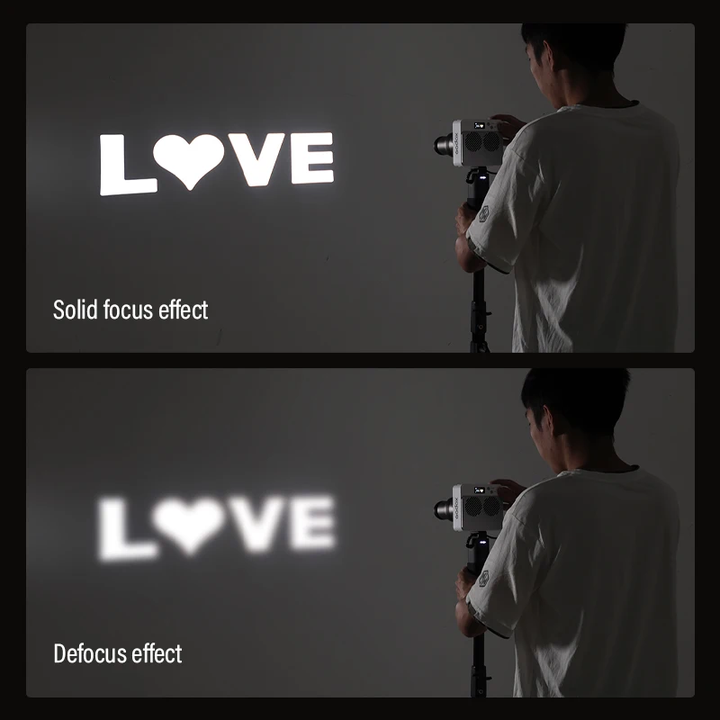 SOONPHO Bowens Mount Flash Lampu Sorot Fokus Proyeksi Fotografi Kit untuk Godox ML100Bi MINI ZY Flash Fotografi Aksesoris