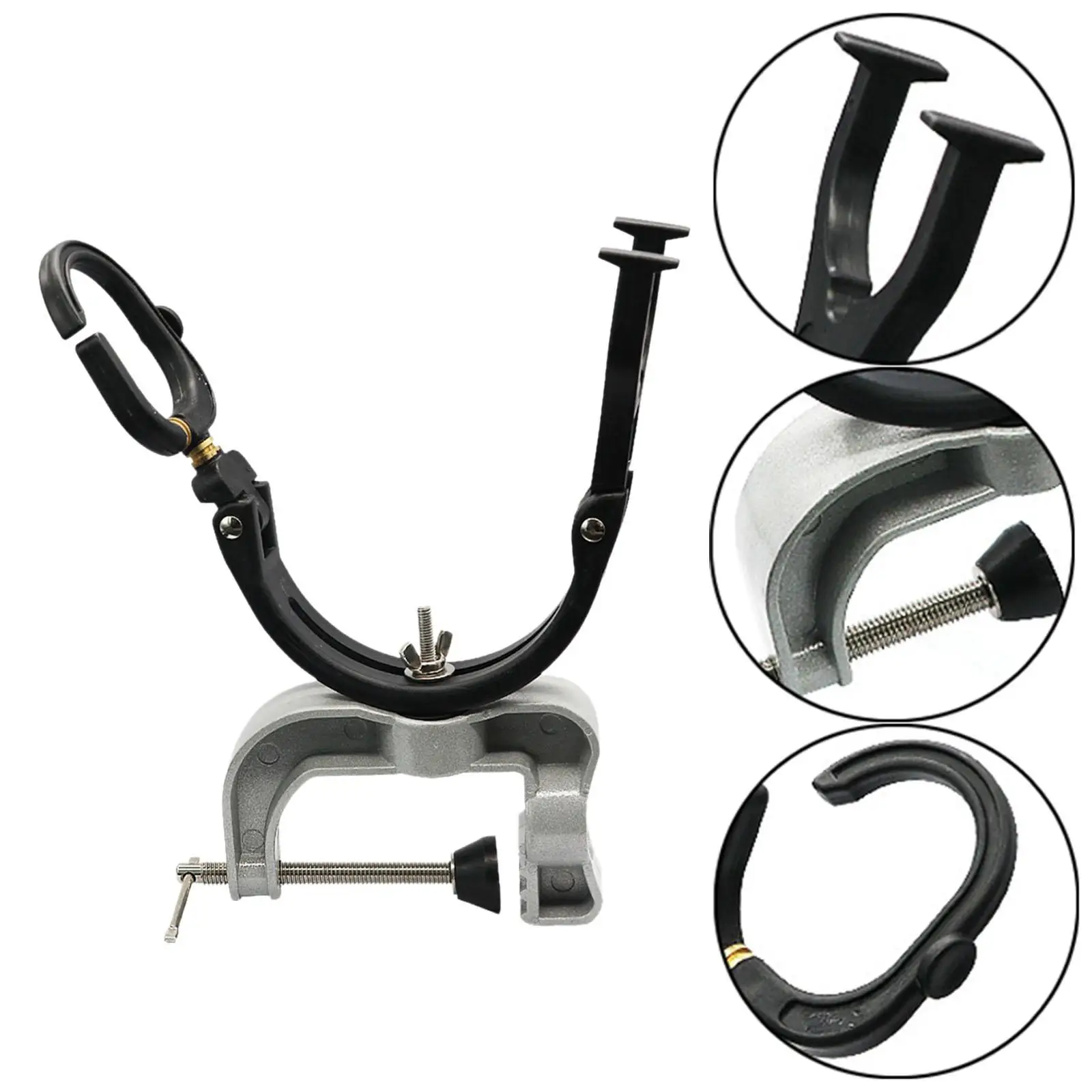 Fishing Rod Stand Detachable Portable Lightweight Anti Slip Versatile Fish Pole Holder Fishing Gear for Bridge Raft Boat Outdoor