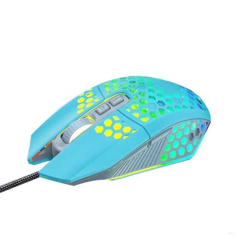 

X6ha rgb Gaming Mouse USB Luminous Hole Mouse для компьютерного ноутбука для компьютера для
