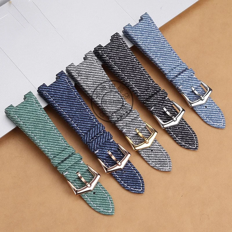 Nylon Watch Strap For PATEK PHILIPPE NAUTILUS 5711/5712Canvas Watch Strap Genuine Leather Bottom Men's 25-12mm Sport Watch Chain