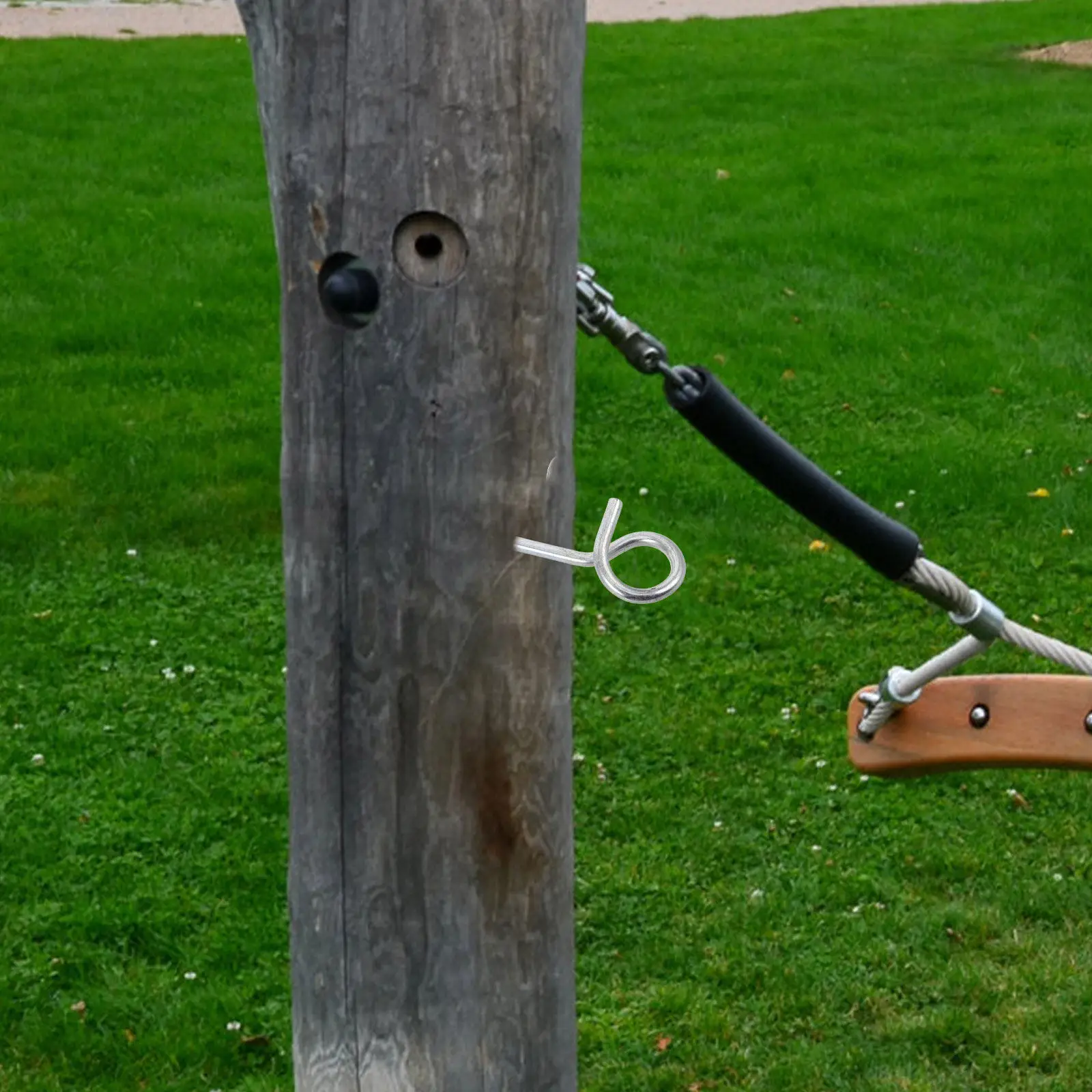 

2Pcs Heavy Duty Eye Bolts Stainless Steel Swing Hangers for Swing Chairs Hanging Chairs Ceiling Wooden Beams Indoor Outdoor Use