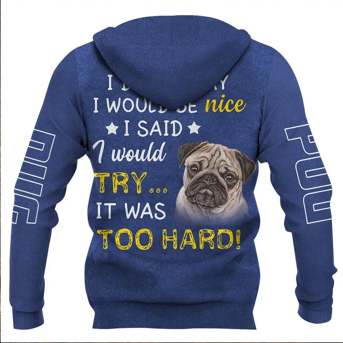 Chihuahua/Beagle/Pug 3D Printed Hoodies Women For Men Pullovers Street Tracksuit Love Dog Gift