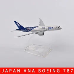 JASON TUTU 16cm JAPAN AIR ANA AIRLINES BOEING 787 Airplane Model Airplane Diecast Metal 1/400 Scale Planes 