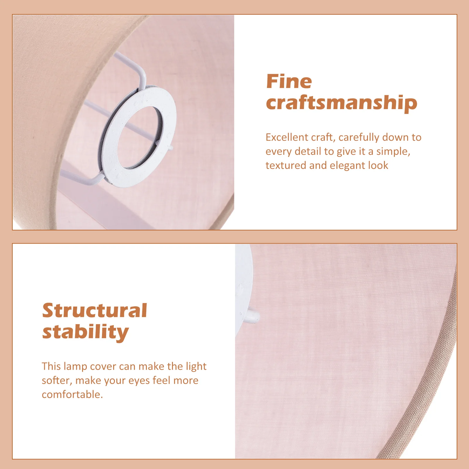 

Macaron Lamp Shade Fabric Pendant Light Cover For Living Room Bedroom Ceiling Chandelier Decorative Light Fixture