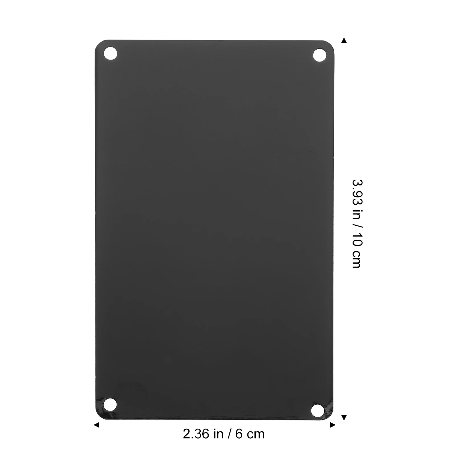 

10 Pcs Engraved Sign Metal Plaque Blank Name Plate Blanks for Door Aluminum Plates