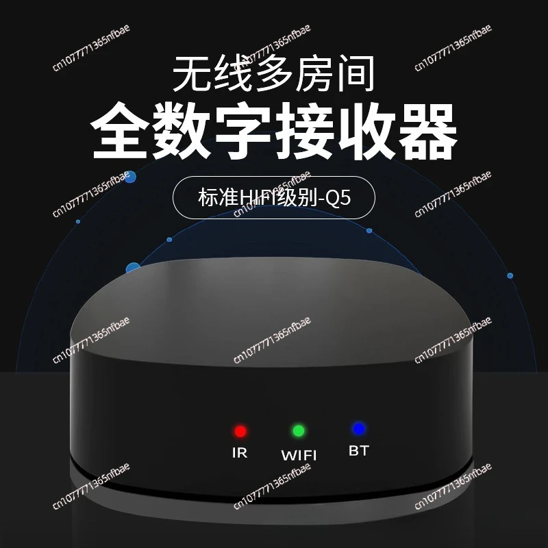 WiFi Audio Decoder Player – Network Streamer with Optical, Bluetooth & DLNA Receiver for Home HiFi System