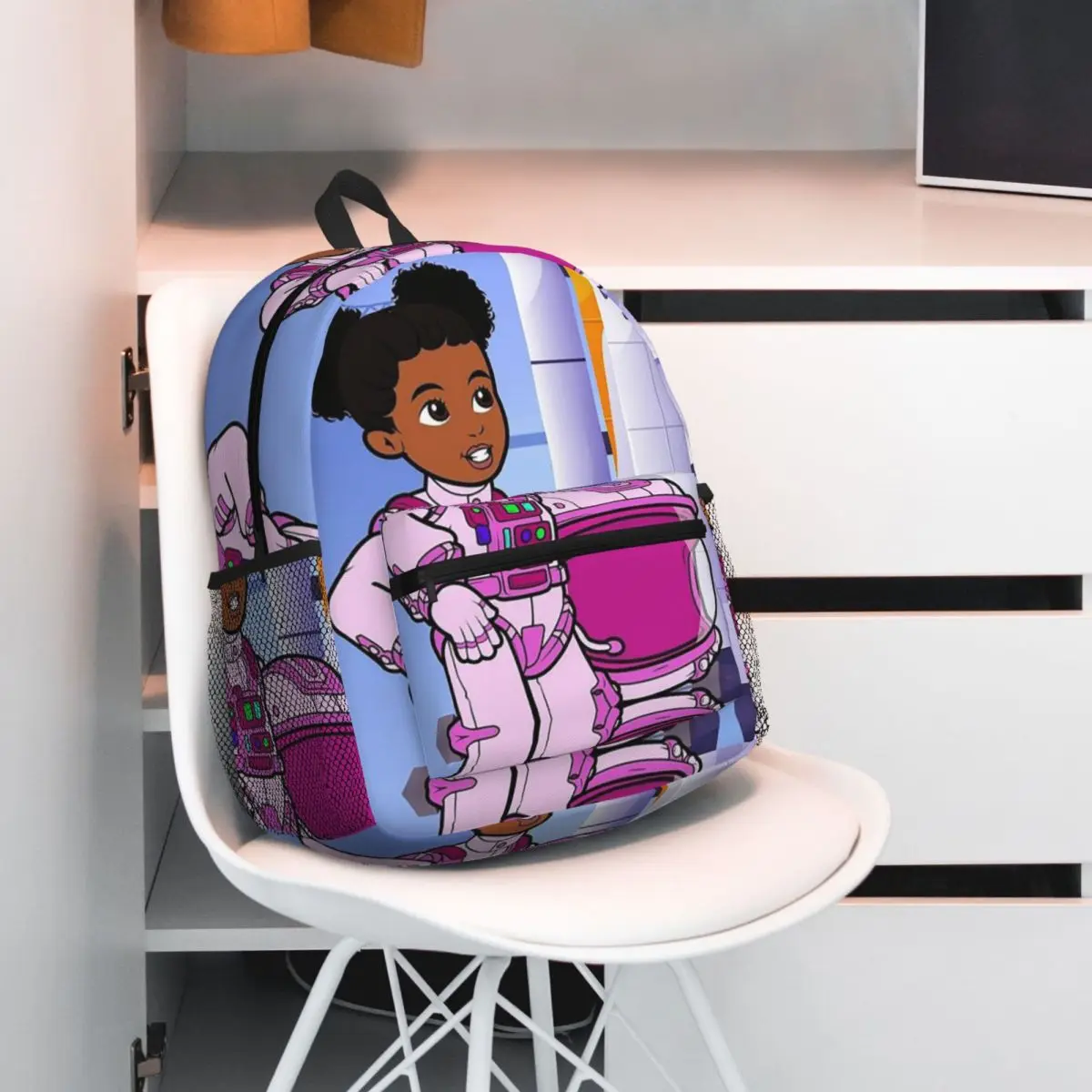 Funny Gracies มุมนักเรียนนักเรียนกระเป๋าเป้สะพายหลังโรงเรียนกระเป๋าเดินป่า Daypack สําหรับผู้ชายผู้หญิงแฟชั่น Bookbag ไหล่กระเป๋า