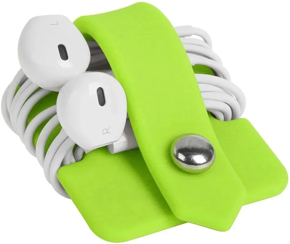 Datenkabel-Organizer, Ohrhörer-Halter, Kopfhörer-Verpackung, Kopfhörer-Organizer, Headset-Kopfhörer-Aufwicklung, Kabel-Manager, Kabelwickler – Detail 9