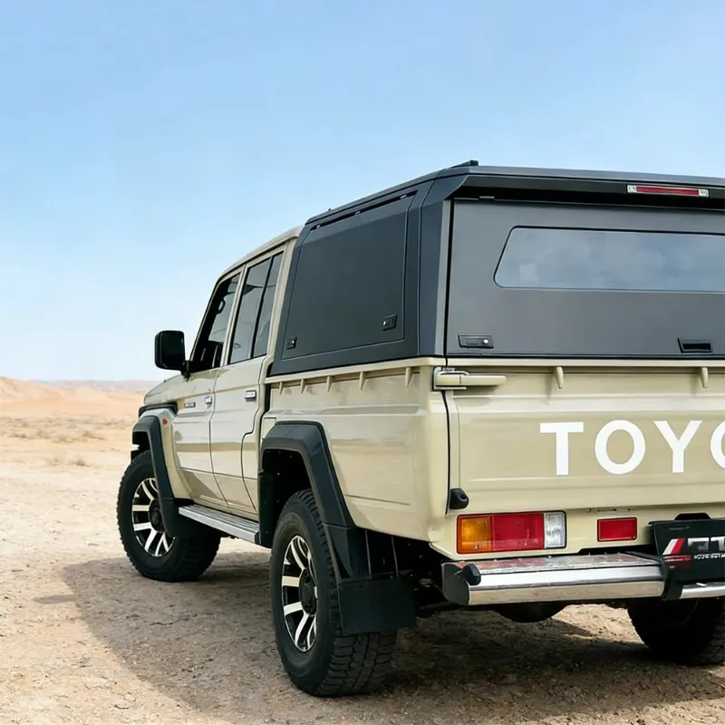 

STLF No-Damage Fit Off-road Aluminum Waterproof Locking Pickup Cover Hardtop Canopy for Toyota Land Cruiser LC79 for Revo Vigo