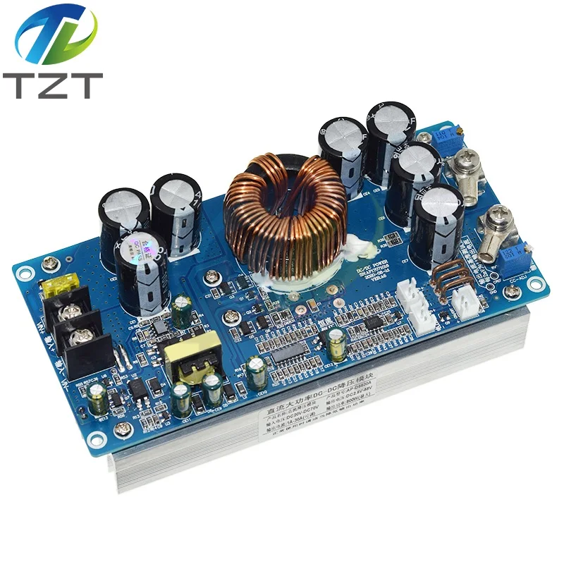 

800W High Power DC-DC Buck Converter 30A Solar Stabilizers CV CC Step-Down Power Supply Adjustable DC20V-70V Voltage Regulators