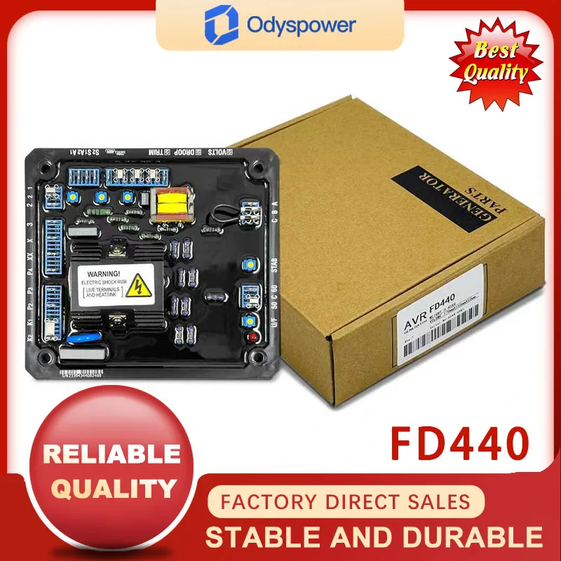 

FD440 AVR Voltage Regulator Board Brushless Generator Set Accessories Automatic Voltage Regulator