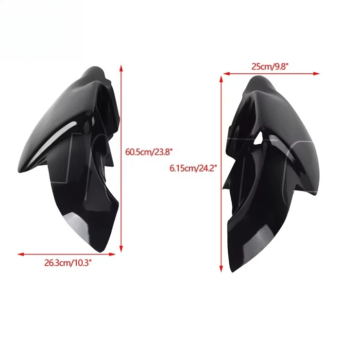 Motorcycle Lowers Leg Fairings Fiberglass Shield for  Softail FXBB FXBBS FXLR FXLRS FXFB FXFBS 2018-2023