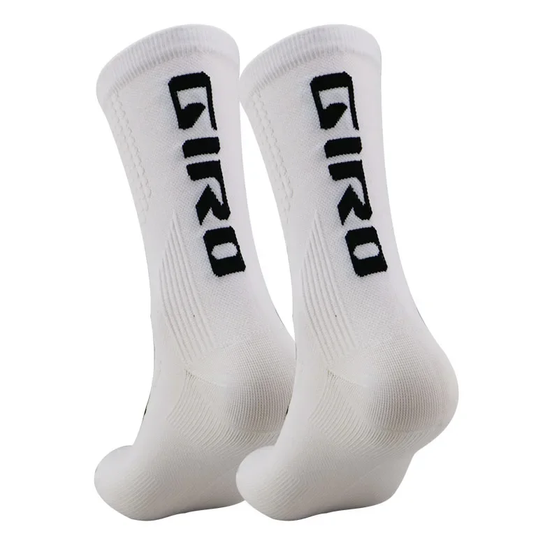 Calcetines de ciclismo para hombre y mujer, medias transpirables de alta calidad para bicicleta de carretera, deportes al aire libre, carreras, 1 par