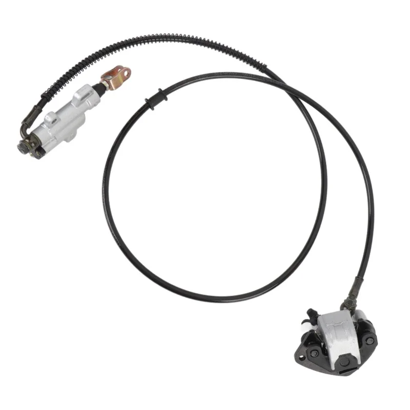 

Задний тормозной узел: главный гидравлический цилиндр, суппорт с тормозными колодками и шлангом 1,55 м для квадроциклов, картов, мини-байков