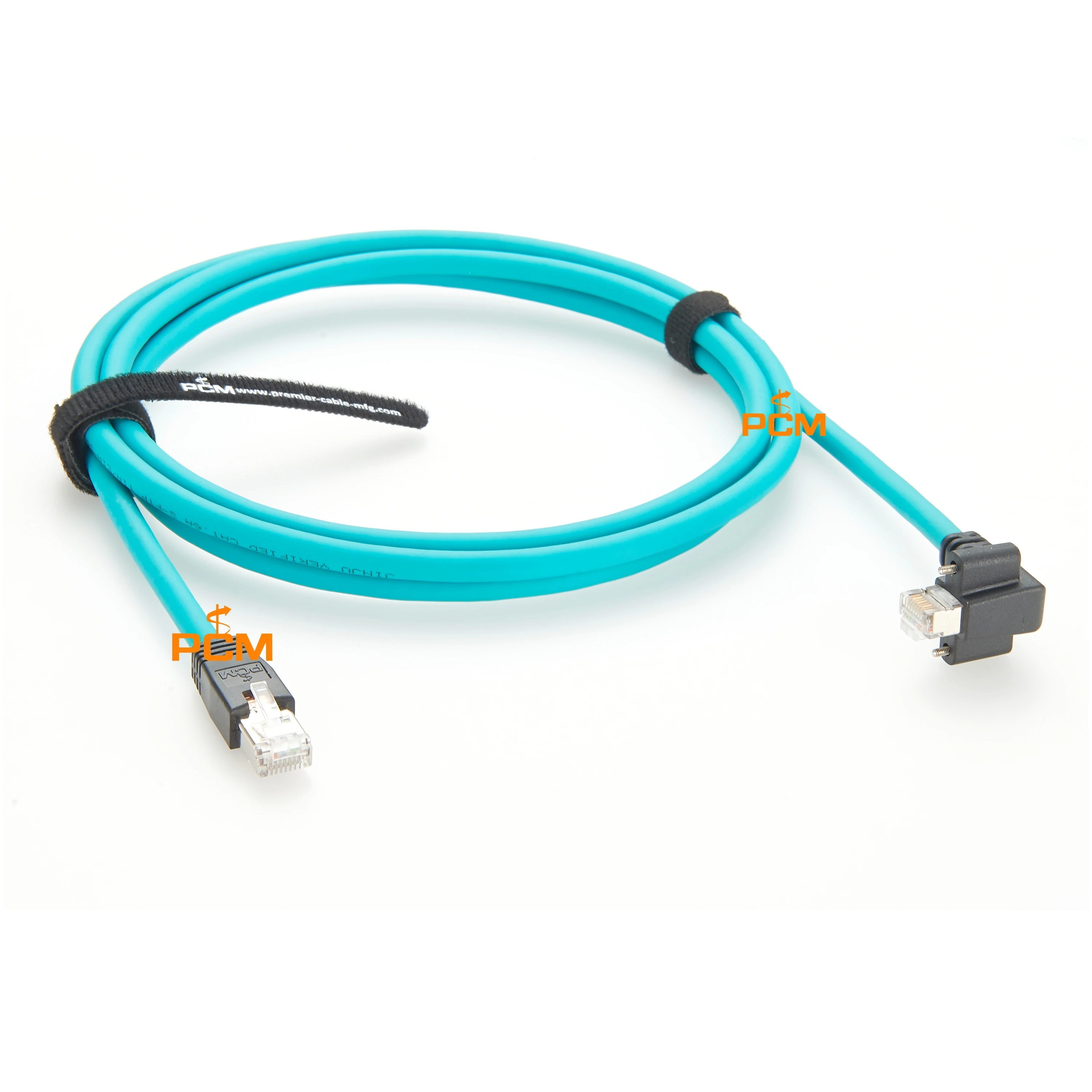 

Cat6a 10G RJ45 Винтовой замок к разъему RJ45 Высокогибкий кабель Ethernet для контроллера камеры GigE Vision Промышленный ПК PoE Basler