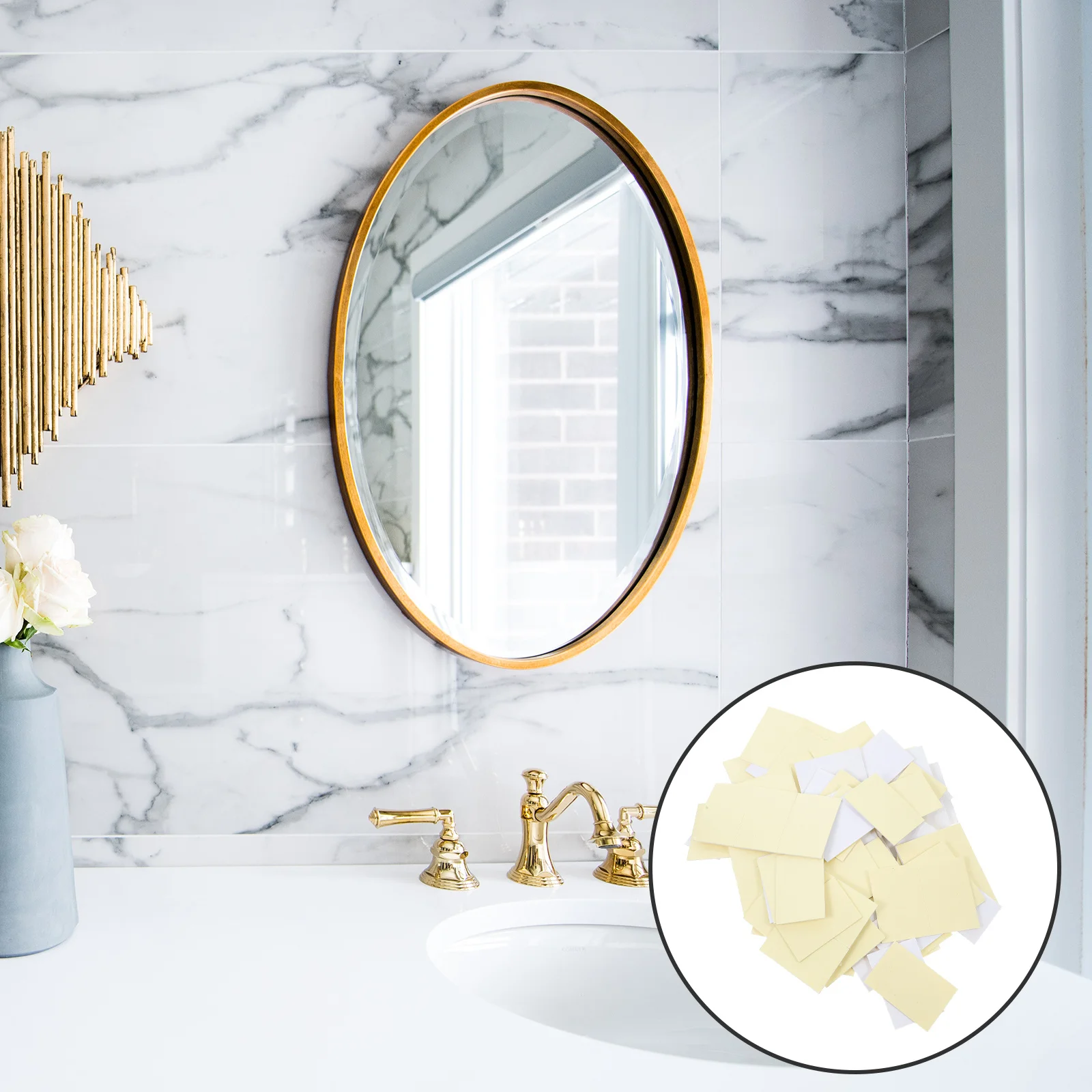 100 قطعة شريط لاصق مزدوج الجوانب ملصق مربع واضح الثقيلة تصاعد منصات لخطافات الحائط المرايا وسادة رغوة لزجة قوية #1