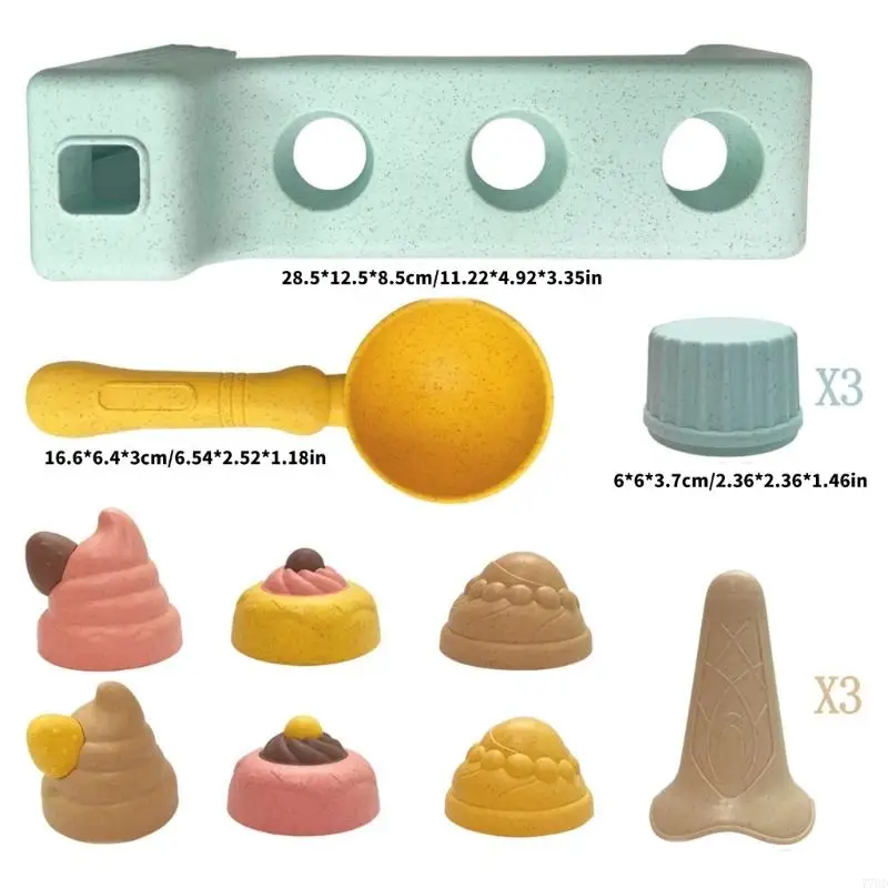 77HD Przyjazna zabawa plażowa sandpit zabawki do udawania gry ulepsza umiejętności społeczne dzieci plażowe wakacyjne zabawki